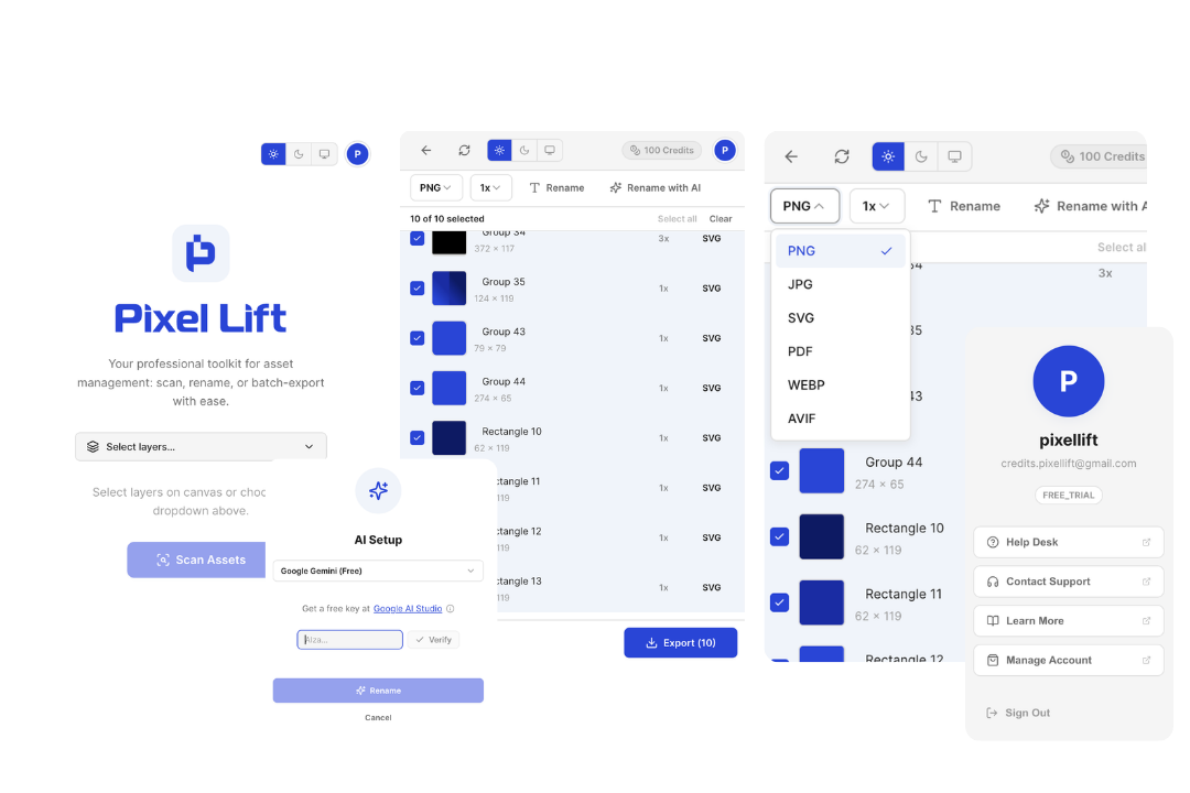 PixelLift: Bulk Export Images from Figma in Seconds!